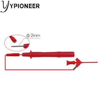 YPioneer P1511B Mini Grabber SMD IO Test Háčik Klipy s 2KS Dupont Žena na 2 mm Jack Samica Jumper Vedie pre Logiku Analyzer