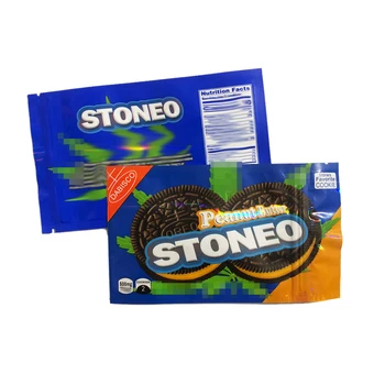 Prázdne ziplock Stoneo Jedlé tašky Stoneo Dvojité stuf Čokoláda Narodeninovú tortu Mylar taška