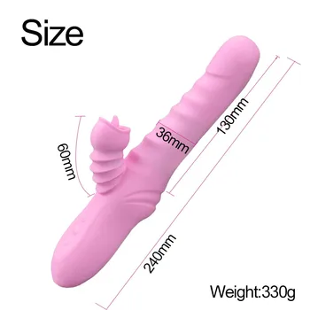 Kúrenie Dilda vibrátory pre ženy silný Otáčania Teleskopická Dildo Stimulátor Klitorisu Vibrátor G-Spot Rabbit Vibrátor Sexuálne Hračky