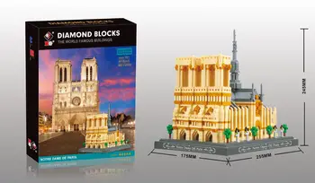 City Building Blocks Hračka Rokforte Architektonický Model Kompatibilný s LEGO Stavebné Bloky Hradu Lego Modulárne pre Deti Dospelých