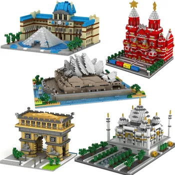 City Building Blocks Hračka Rokforte Architektonický Model Kompatibilný s LEGO Stavebné Bloky Hradu Lego Modulárne pre Deti Dospelých