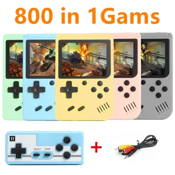 800 1 Hry MINI Prenosné Retro Video, Konzoly, Mobilné Hry Hráči Chlapec 8 Bit 3.0 Palcová Farebná LCD Obrazovka GameBoy