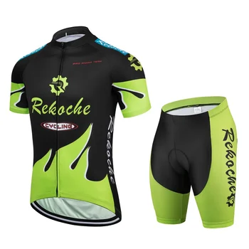 Letné cyklistické oblečenie-krátke rukávy mužov horskej ceste, profesionálne cyklistické oblečenie priedušná rýchle sušenie bielizne opaľovací krém