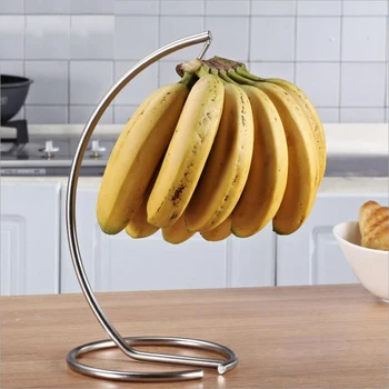 Doska Ovocie Skladovanie Organizátor Bambusu Banán Ramienko Háčika Stojan Fityle Diverzifikované Špajzu Funguje Ovocie Stojan Banán Držiteľ