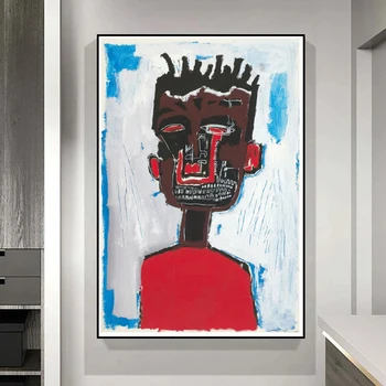 Jean-Michel Basquiat Funguje Dekorácie Plagát Plátno Na Maľovanie Moderné Nástenné Art Obrázky Vytlačiť Domov Obývacia Izba Dekor Č Fram