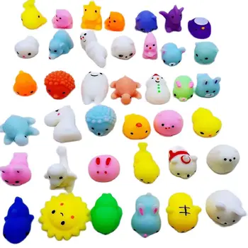 12pc/Veľa rôznych modelov Mochi relaxačná Mini Squeeze Rozmliaždeniu Kawaii Ushihito bábiky vybrať Modely Číslo, ktoré chcete