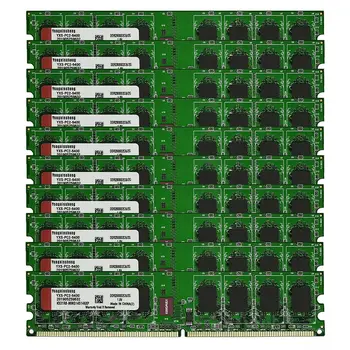 8PCS nastaviť 2GB DDR2 800Mhz PC2-6400 DIMM Ploche RAM 240Pin 1.8 V NON ECC Bulk/Veľa RAM Memoria Oboch Intel a AMD sú kompatibilné