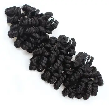 Vlasy Parochňa Dekoratívne Jednoduché-pomocou Ručne Vyrobené Black Brazílsky Skákacie Vlna, Vlasy Zväzku pre šatne