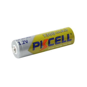 8Pcs PKCELL 1.2 v 1300mah NIMH AA Nabíjateľné Batérie 2A NI-MH Reálne možnosti Pre Baterku