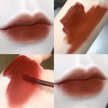 6 Farba Matný Farbenie Hydratačný Lesk na Pery Non-Stick Pohár Nepremokavé Dlho kórejský Kozmetika Odtieň Rúžu Dlhotrvajúci make-up Pier G4O6