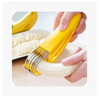 Eco-priateľský Banán Slicer Fréza Kuchynské Náradie Plastové Zeleniny, Ovocia Kapustu Fréza Uhorky Ham Sala Kníh Kuchynské Náradie