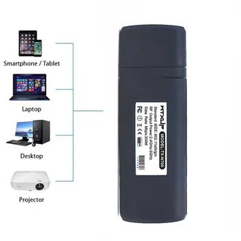 Bezdrôtový Modul Sieť LAN Karta Dual band 5G 300Mbps TV USB Pre Samsung Adaptér Prehrávača Wifi Ray B9Y2