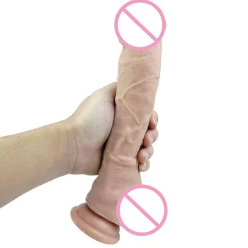 Obrie mäso dildo silné obrovské dildo extrémne big reality dildo sania pohár sex produkty pre ženy (24 cm)