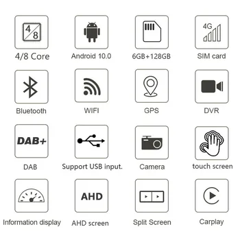 Ouchuangbo Autoradio pre 10.25 palcový Infiniti QX30 Q30 roky 2013-2018 autorádia GPS navi video prehrávač 128GB carplay Android 10