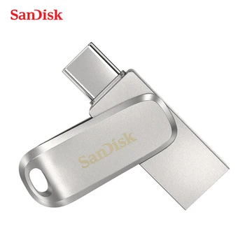 SanDisk SDDDC4 kl ' úč USB 3.1 Typ C Dual Pero disku 512 gb diskom 256 GB 128 GB 64 GB 32 GB, 1 TB Kovové Flash Pre Notebook/Telefón