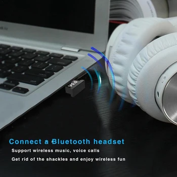 USB Bluetooth Adaptéry BT 5.0 USB Bezdrôtový Počítač Adaptéra Audio Prijímač, Vysielač hardvérovými kľúčmi Prenosné Slúchadlo BLE Mini Odosielateľa