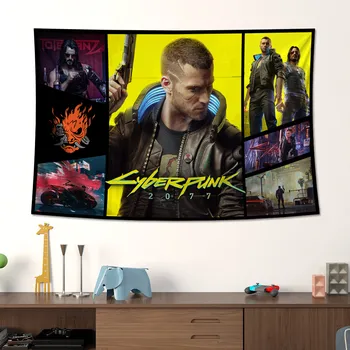 Herné kolekcia visí plagát tkaniny rôznych video hry, dekoratívne maľby gobelín počítača pozadia handričkou stenu tkaniny plátno