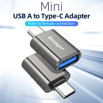 USB Typ-c Adaptér muž žena spojenie Univerzálnej Nabíjacej plynu Pre Macbook Samsung S20 Huawei USBC OTG Konektor