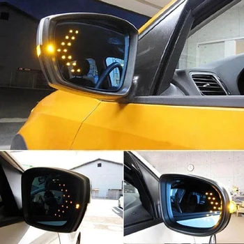 2ks /set 12V 14 SMD Auto Styling LED Zase Signálneho Svetla Spätné Zrkadlo Šípku Panely Kontrolka Spätné Zrkadlo Signál Žiarovka