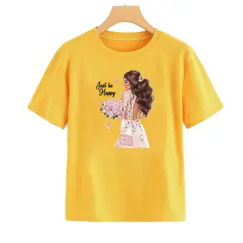Kvetina Oblečenie, Odznaky Škvrny Prúžok Odev Úrovni Umývateľný Prestupu Diy Patch Žehlička Na Dievča, T-Shirt Šaty